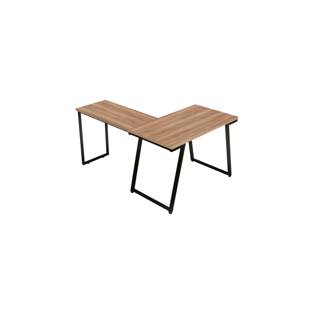 Mesa de escritório em L industrial Soho